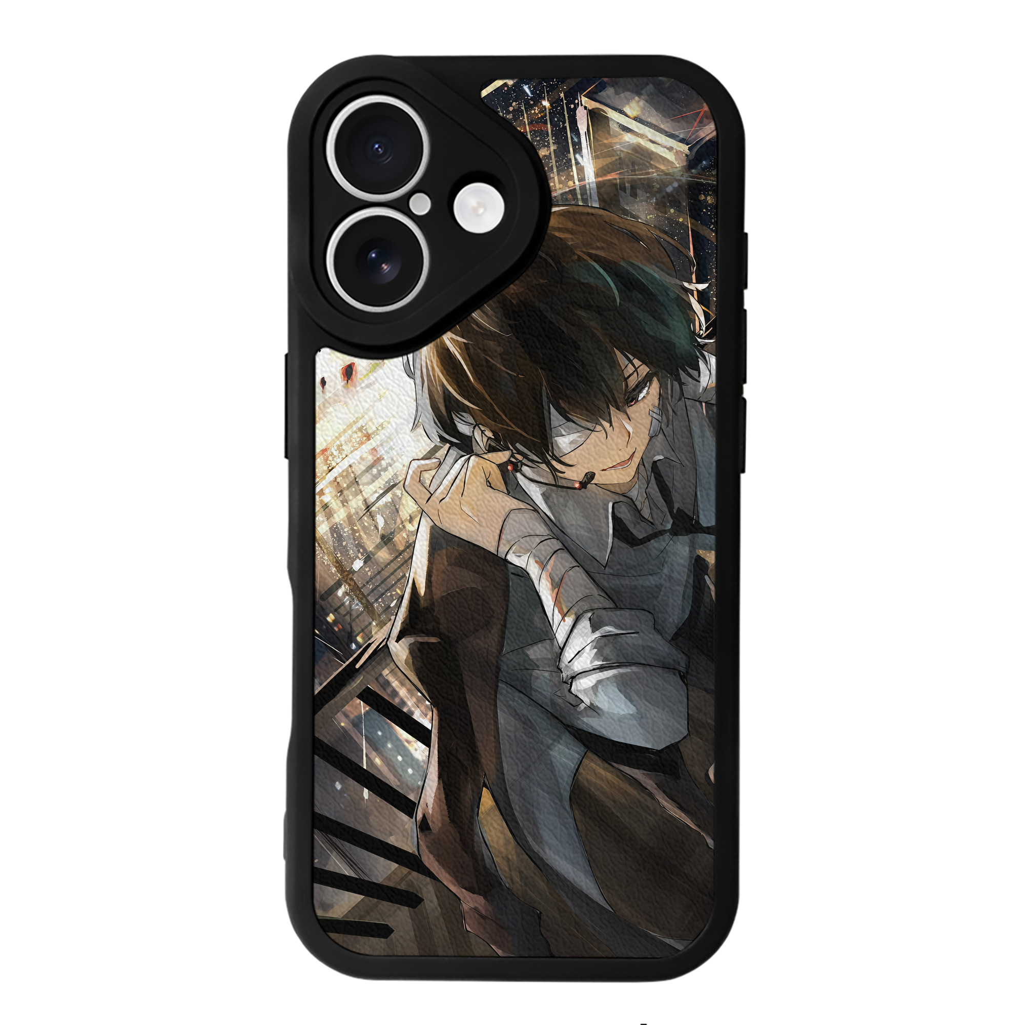 （画像用） 文豪ストレイドッグス Bungo Stray Dogs 【iPhone 16シリーズ対応】シリコンスマホケース（レザー調） 材質：シリコン